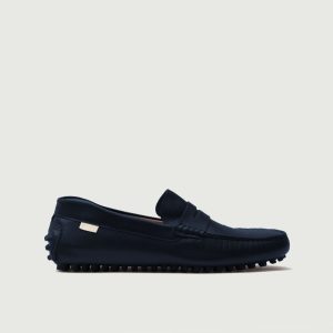 Driver | Navy Leather